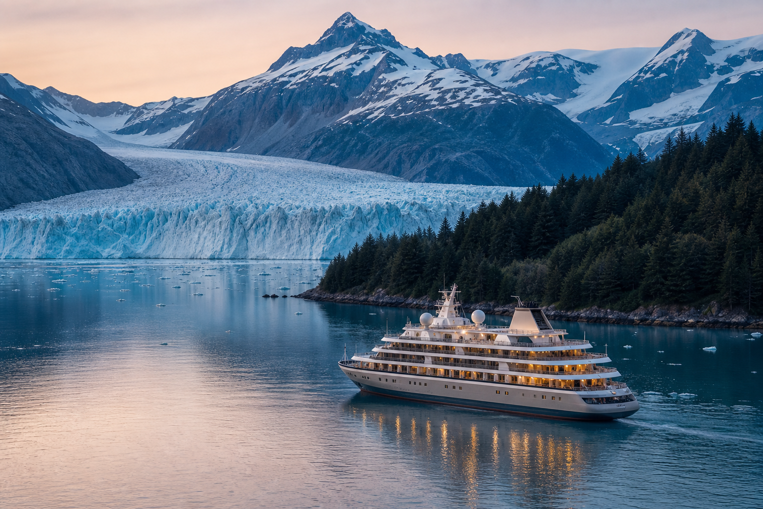 Alaska glacier cruise